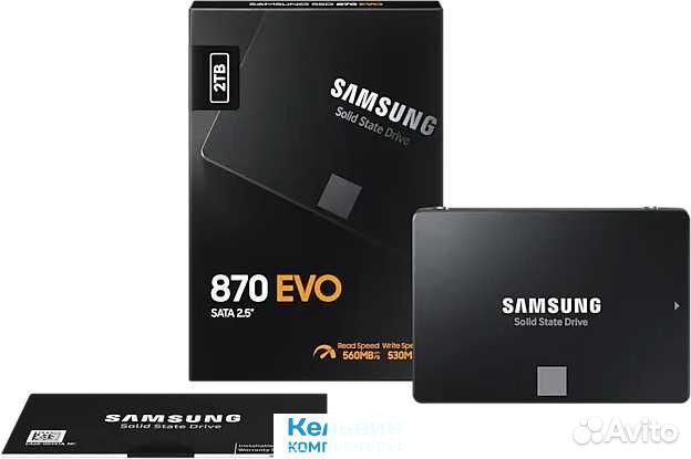 Samsung 870 EVO 2TB SATA III MZ-77E2T0BW