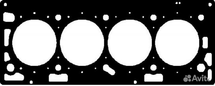 Elring 808.524 прокладка ГБЦ\ Opel Astra/Zafira 1.6 16V 00