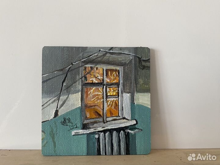 Магнит рисунок ручной работы