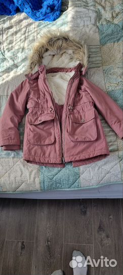 Парка для девочки 128 HM