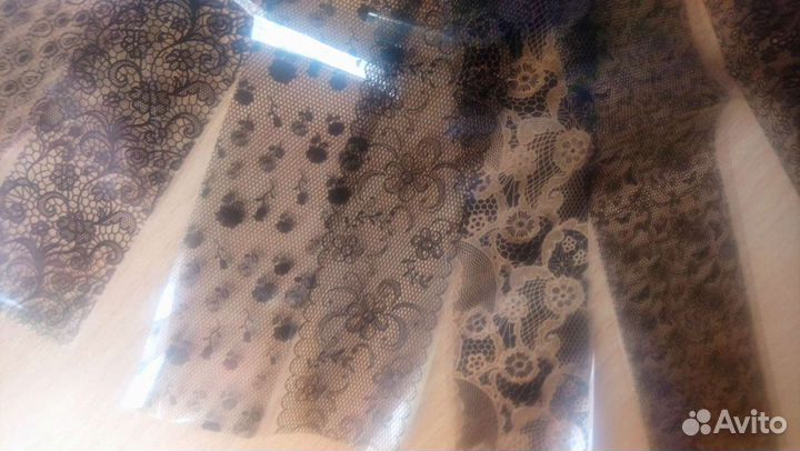 Галографические наклейки на ногти