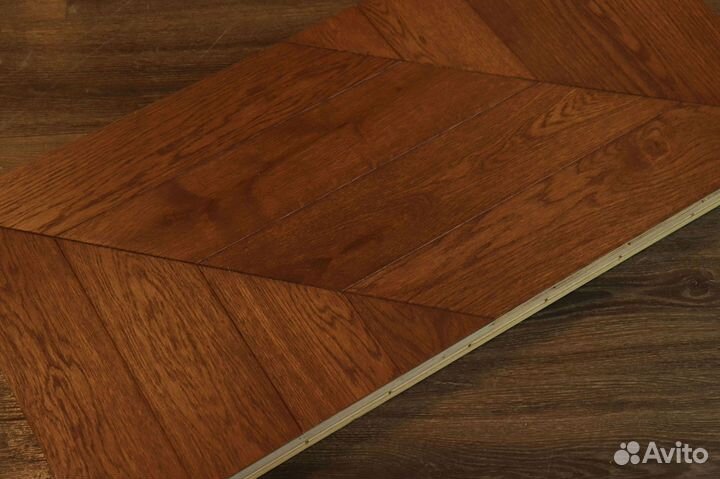 Паркет / Клеевая паркетная доска елочка