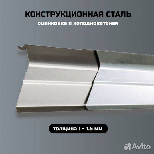 Пороги ремонтные Mitsubishi Airtrek 1 и др