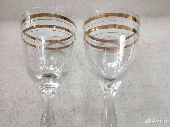 Фужеры чешское стекло