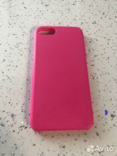 Чехол на iPhone 7 розовый