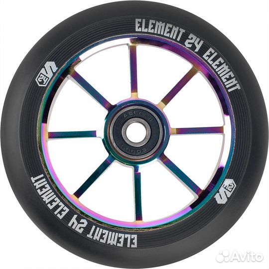 Колесо skip WHL14 110x24mm неохром Vol22