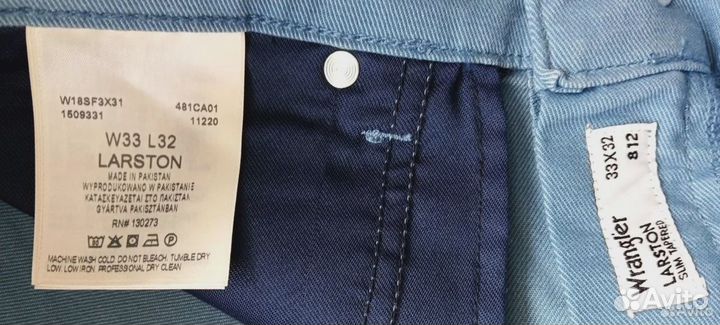 Джинсы муж летние Wrangler W30,W33,W34 original