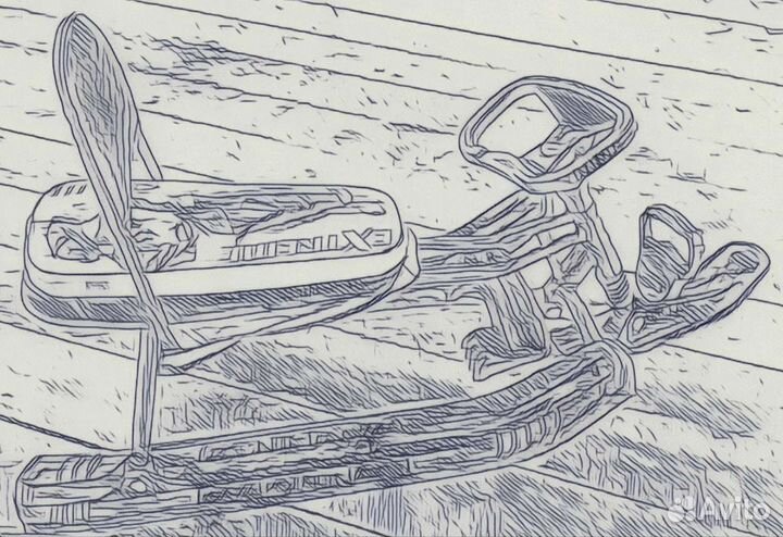 Снегокат детский Nika с вело-рулем и спинкой