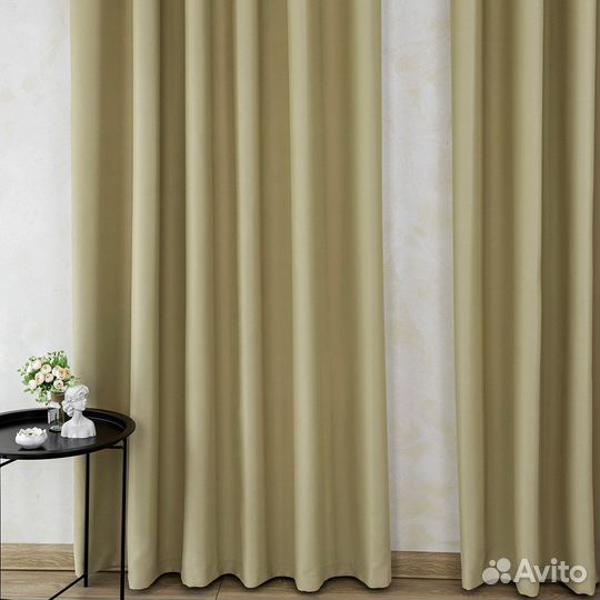 Комплект портьер блэкаут Марсель Дюна шторы