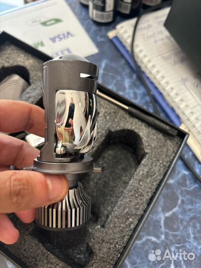 LED лампы h4 линза