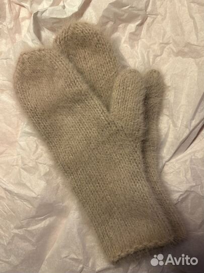 Варежки из ангоры (ручная работа)