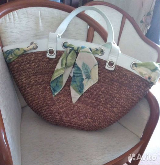 Trussardi пляжная корзинка оригинал