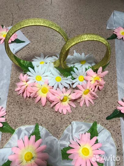 Новое украшение на свадебную машину. Набор