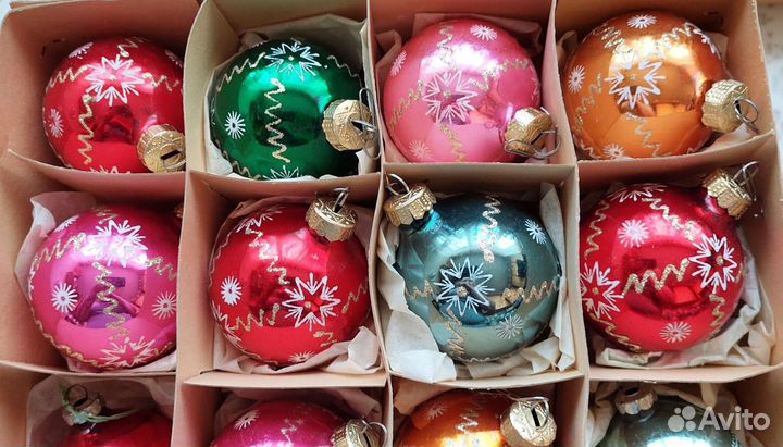 Елочные игрушки набор Германия