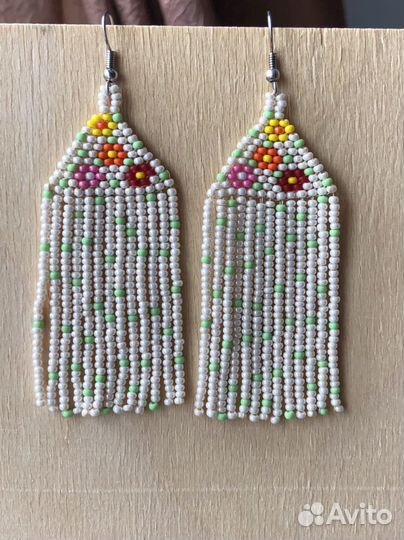 Серьги ручная работа