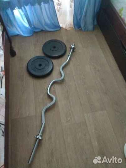 Обрезиненная штанга