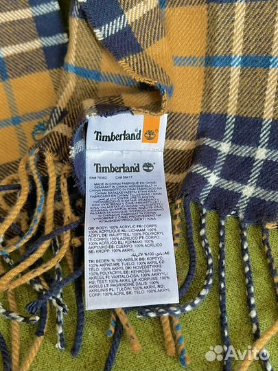 Шарф Timberland scarf cape neddick plaid мужской