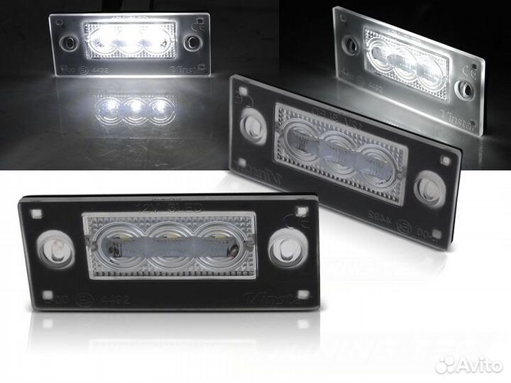 LED Подсветка номера Audi A3 8L, A4 B5 prau11