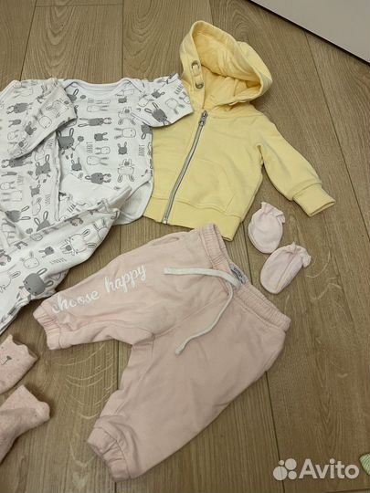 Вещи пакетом на девочку 62