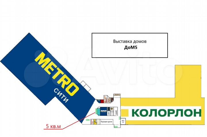 Торговая площадь, 5 м²