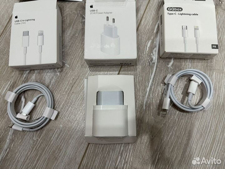 Кабель и блок для iPhone