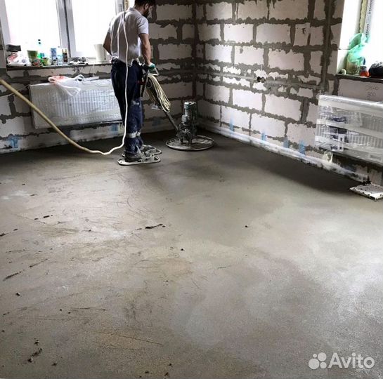 Полусухая стяжка пола