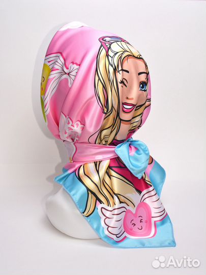 Платок шелковый 70*70см полиэстер новый