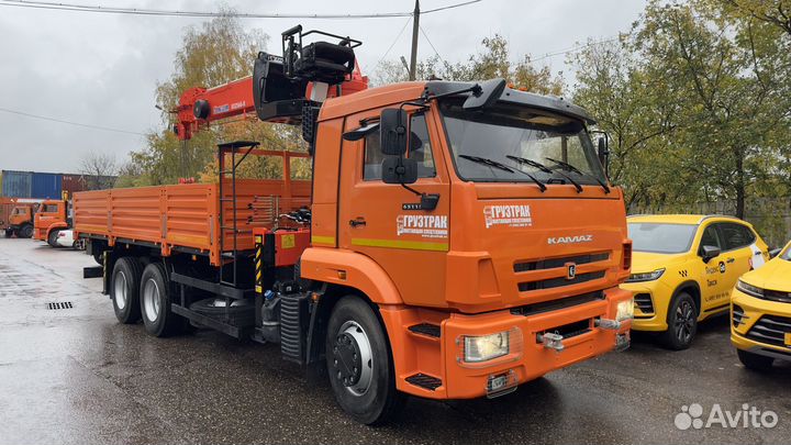 КАМАЗ 65115-48 (А5) с КМУ, 2023