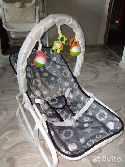 Детская шезлонг качалка