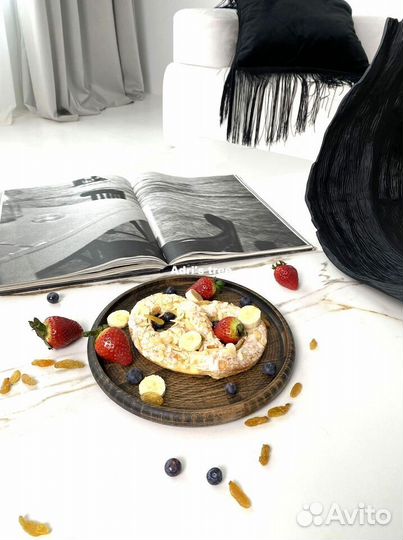 Деревянная тарелка