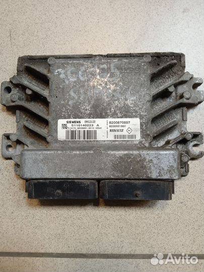 Блок управления двигателем Эбу Renault Symbol