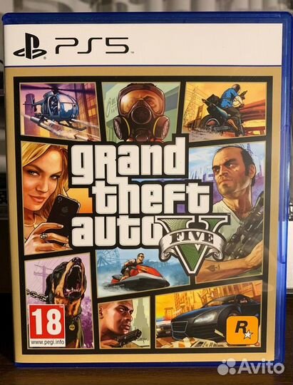 GTA 5 (PS5, диск)
