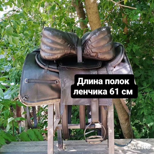 Седло для лошади охотничье на базе кавалерийского