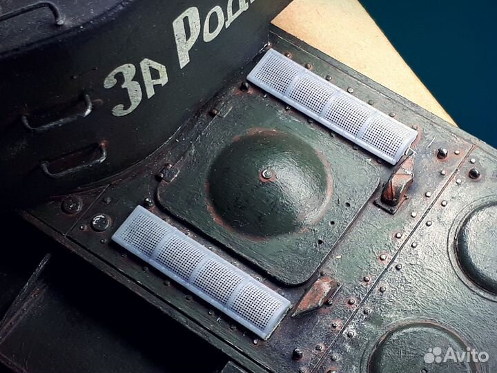 Сеточки воздуховодов мто, танки серии кв, 1/35