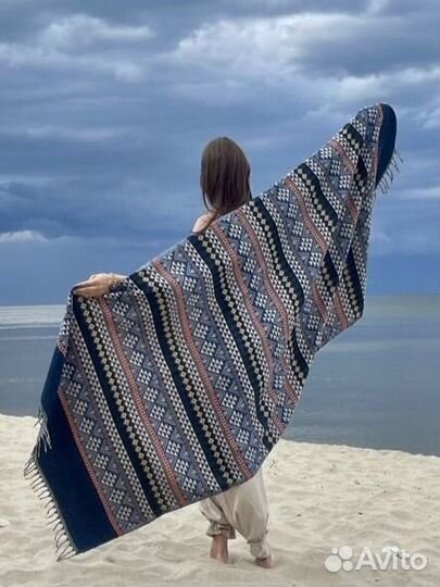 Платок палантин шерсть