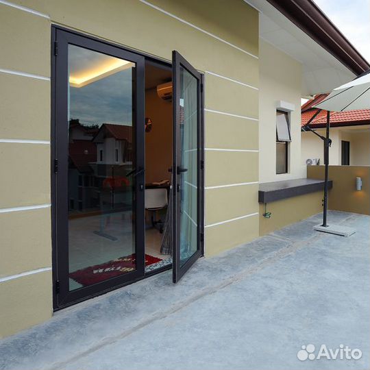 Алюминиевые двери 1400/2200