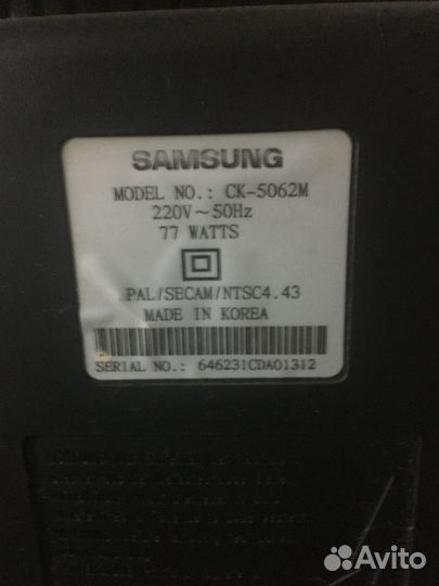 Телевизор Samsung корея