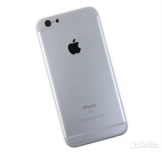 Задняя крышка (корпус) для iPhone 6S (серебро) кла
