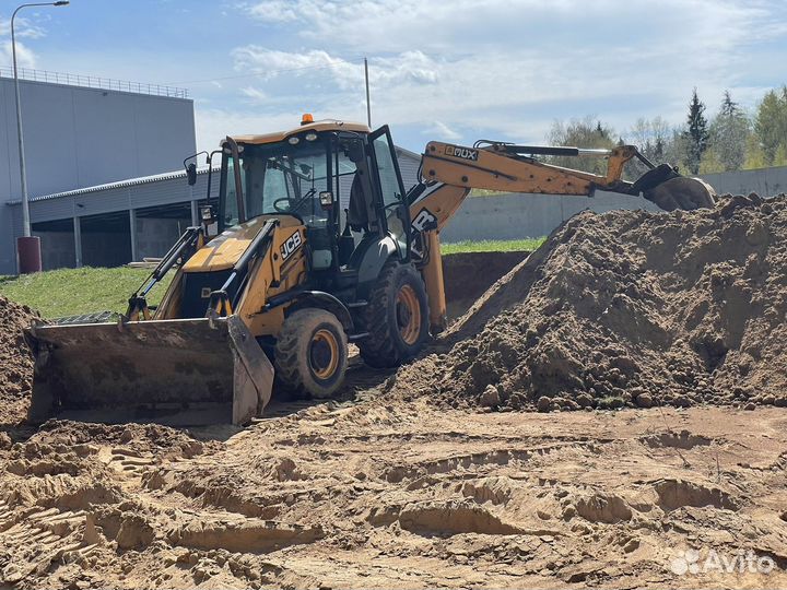 Услуги экскаватора погрузчика jcb