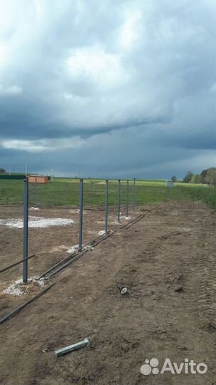 Каркас забора