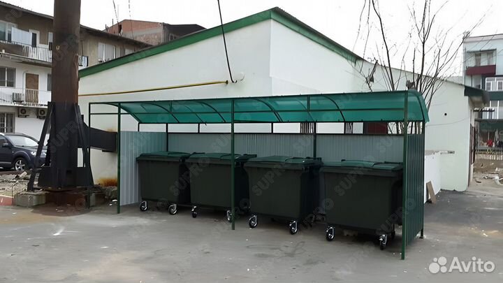 Бак для мусора 770л Ш5254