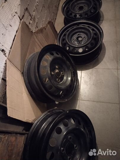 Штампованные диски r15 4x100 бу