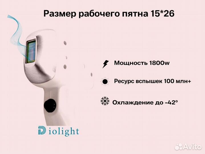 Диодный лазер diolight Ultra'One 1800в, рассрочка