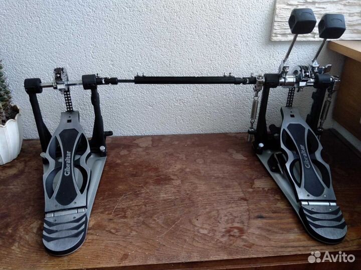 Двойная педаль, кардан, басс барабана