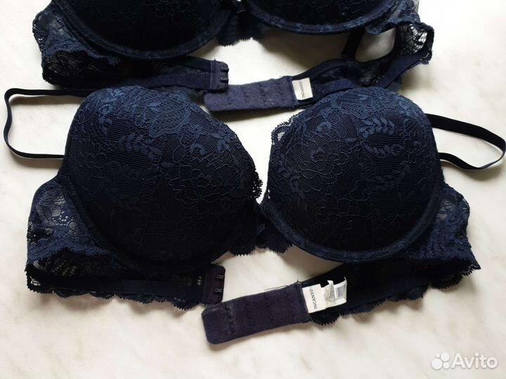 Бюстгальтер 75в incanto пуш ап синий