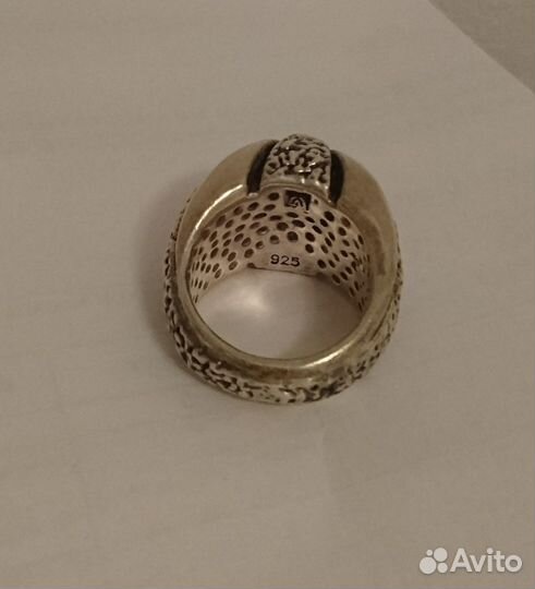 Кольцо серебро