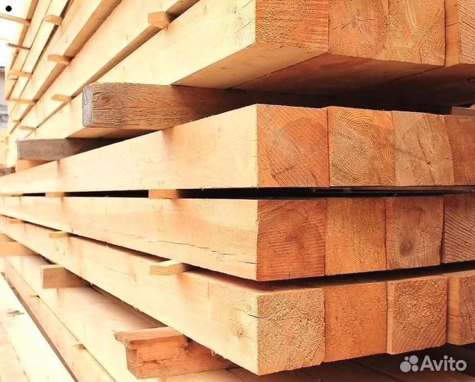 Брус естественной влажности 100х100х6000