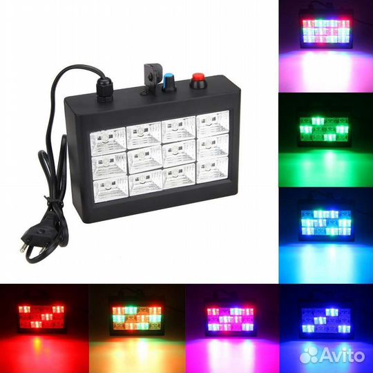 Стробоскоп Led Room Strobe 12 со звуковой активац