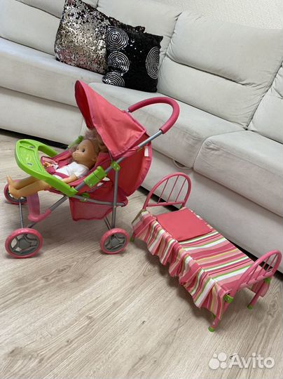 Коляска детская с кроваткой