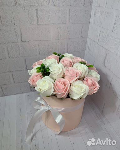 Розы из мыла